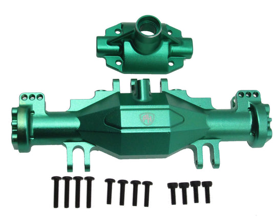 Powerhobby Aluminum Front or Rear Axle Housing Set Green Losi Mini LMT