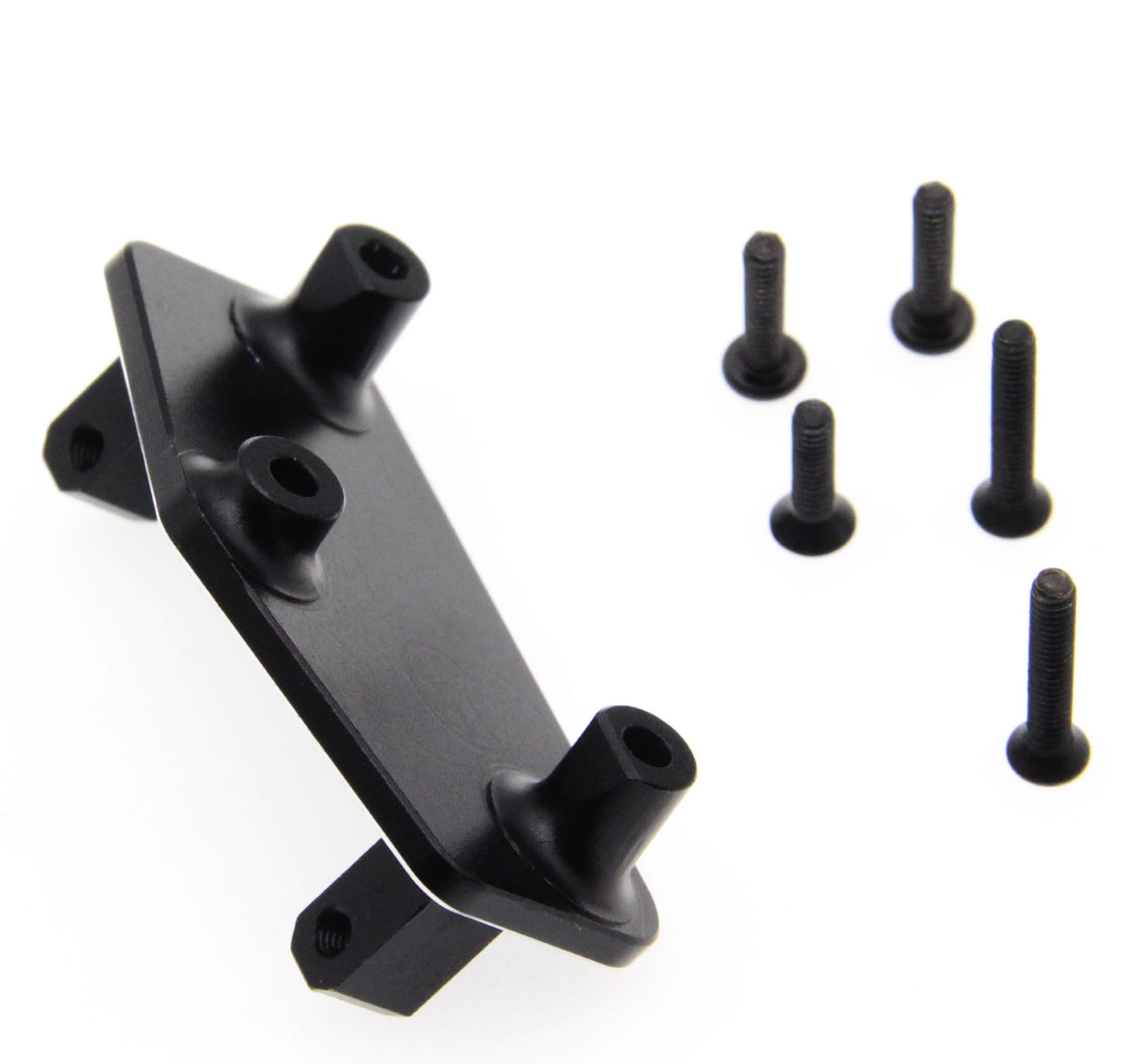 Powerhobby Aluminum Upper 4-Link Mount Black Losi Mini LMT