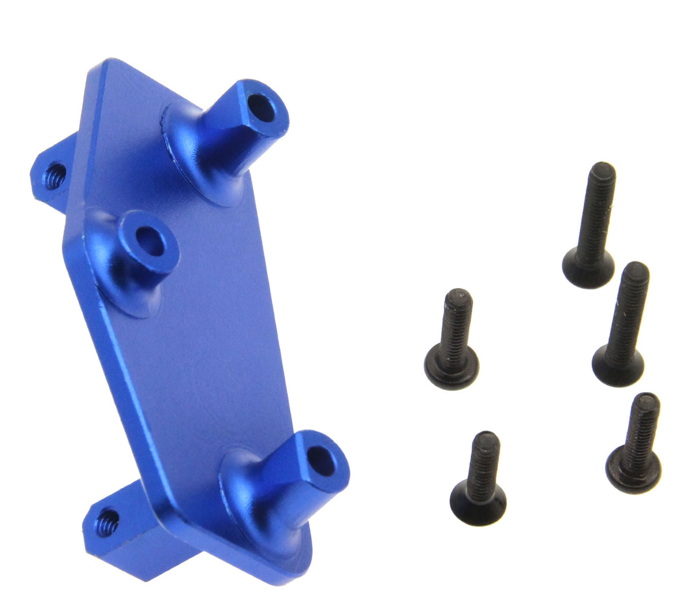 Powerhobby Aluminum Upper 4-Link Mount Blue Losi Mini LMT