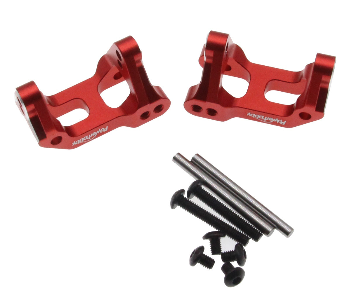 Powerhobby Aluminum C Hubs Red Arrma Gorgon