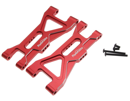 Powerhobby Aluminum Front Lower Suspension Arms Red Arrma Gorgon