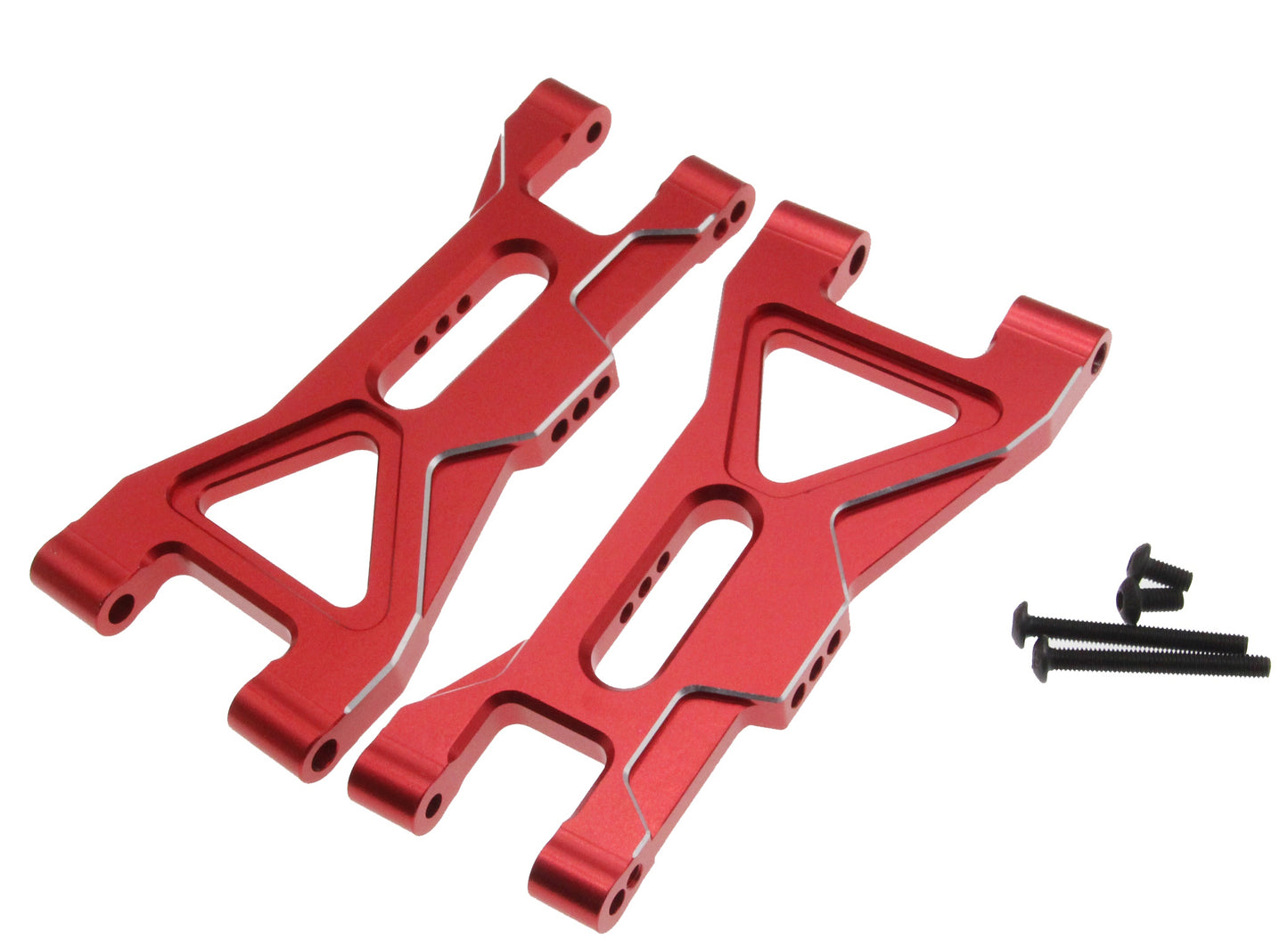 Powerhobby Aluminum Front Lower Suspension Arms Red Arrma Gorgon