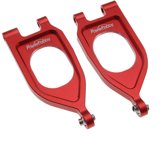 Powerhobby Aluminum Front Upper Suspension Arms Red Arrma Gorgon