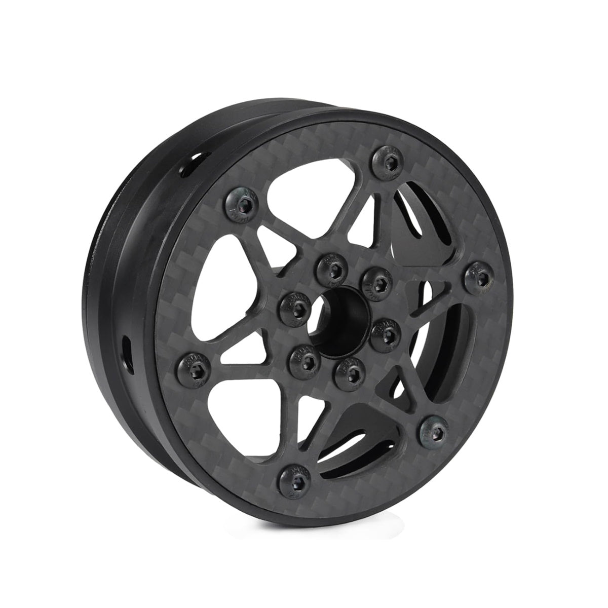 Powerhobby 2.2" Carbon Fiber Lightweight Beadlock Wheels 1/10 Rock Crawler E