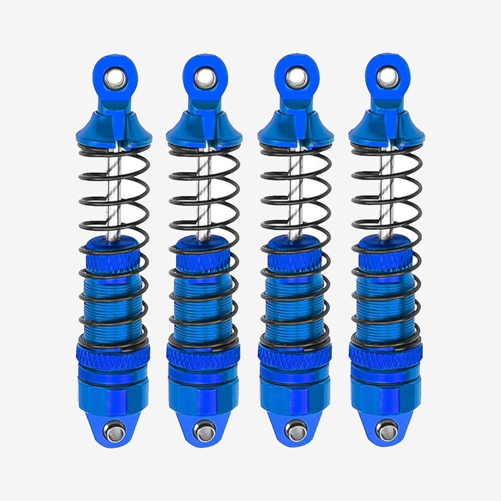 Powerhobby Aluminum Front & Rear Shocks (4) Blue for Arrma Granite / Mojave GROM