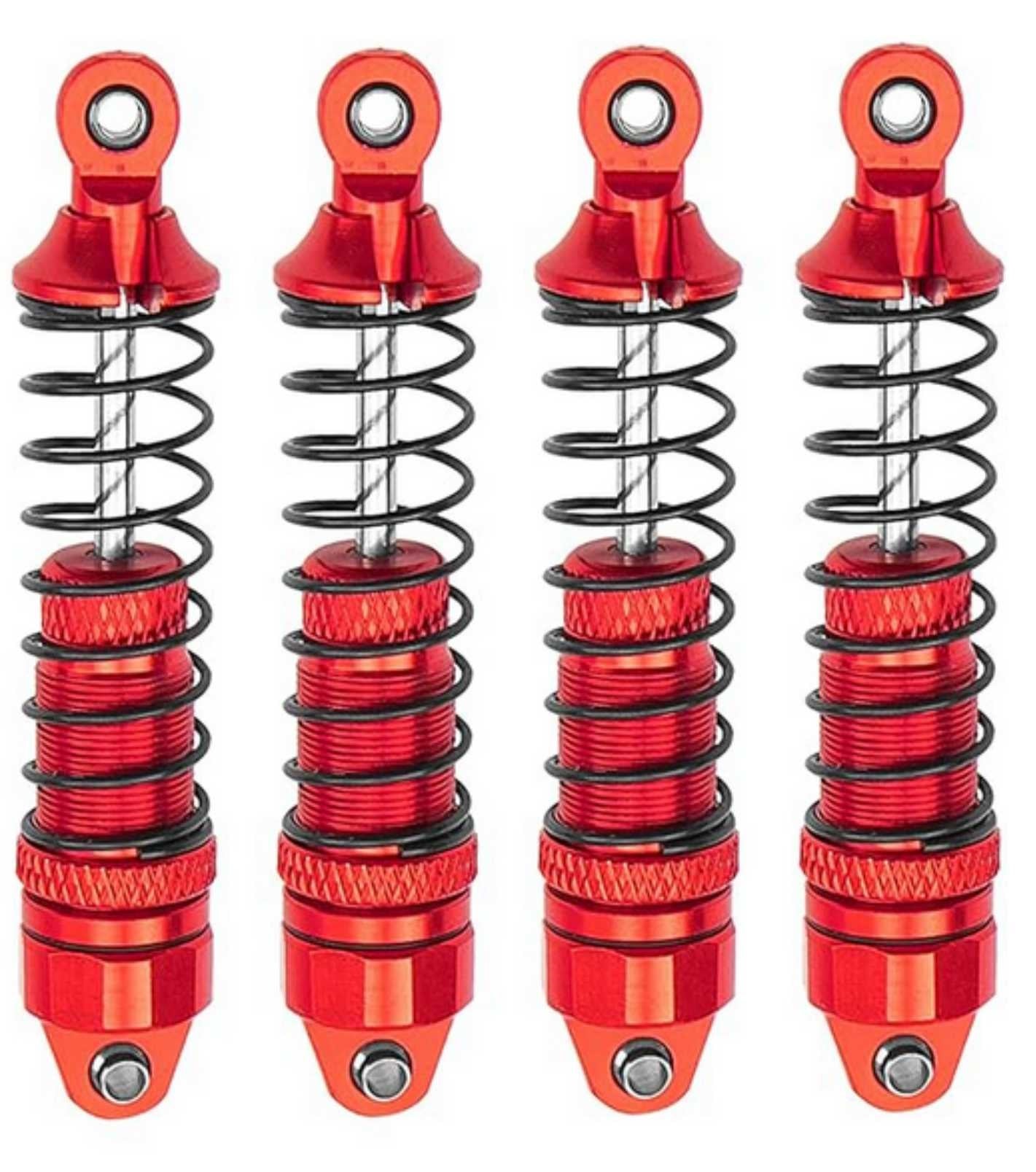 Powerhobby Aluminum Front &amp; Rear Shocks (4) Arrma Grom Red