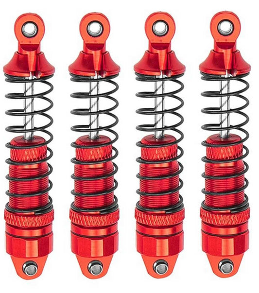 Powerhobby Aluminum Front &amp; Rear Shocks (4) Arrma Grom Red