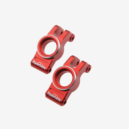 Powerhobby Aluminum Rear Hubs Red for Arrma Granite / Typhon GROM