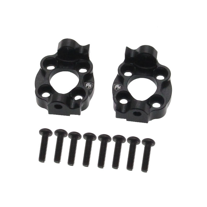 Powerhobby Aluminum Spindle Carrier Set 5deg Black Losi Mini LMT