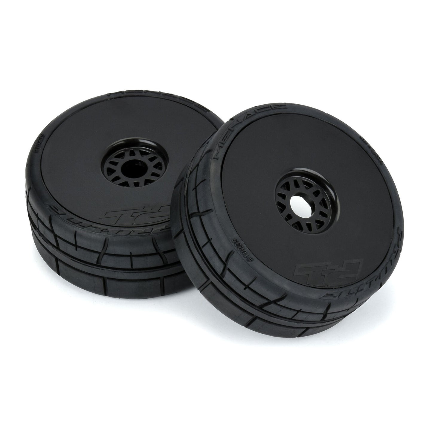 Pro-Line 1/8 Menace HP BELTED Speed Run Tires Mounted 17mm Black (2)