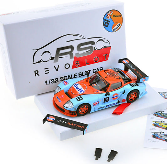 Revoslot RS0070 Marcos LM600 GT2 Gulf Revo 1/32 Slot Car