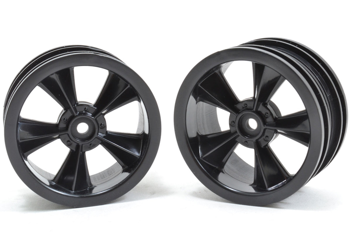 RPM 81552 N2O Gloss Black Resto-Mod 5 Spoke Sedan Wheels (1 pair)