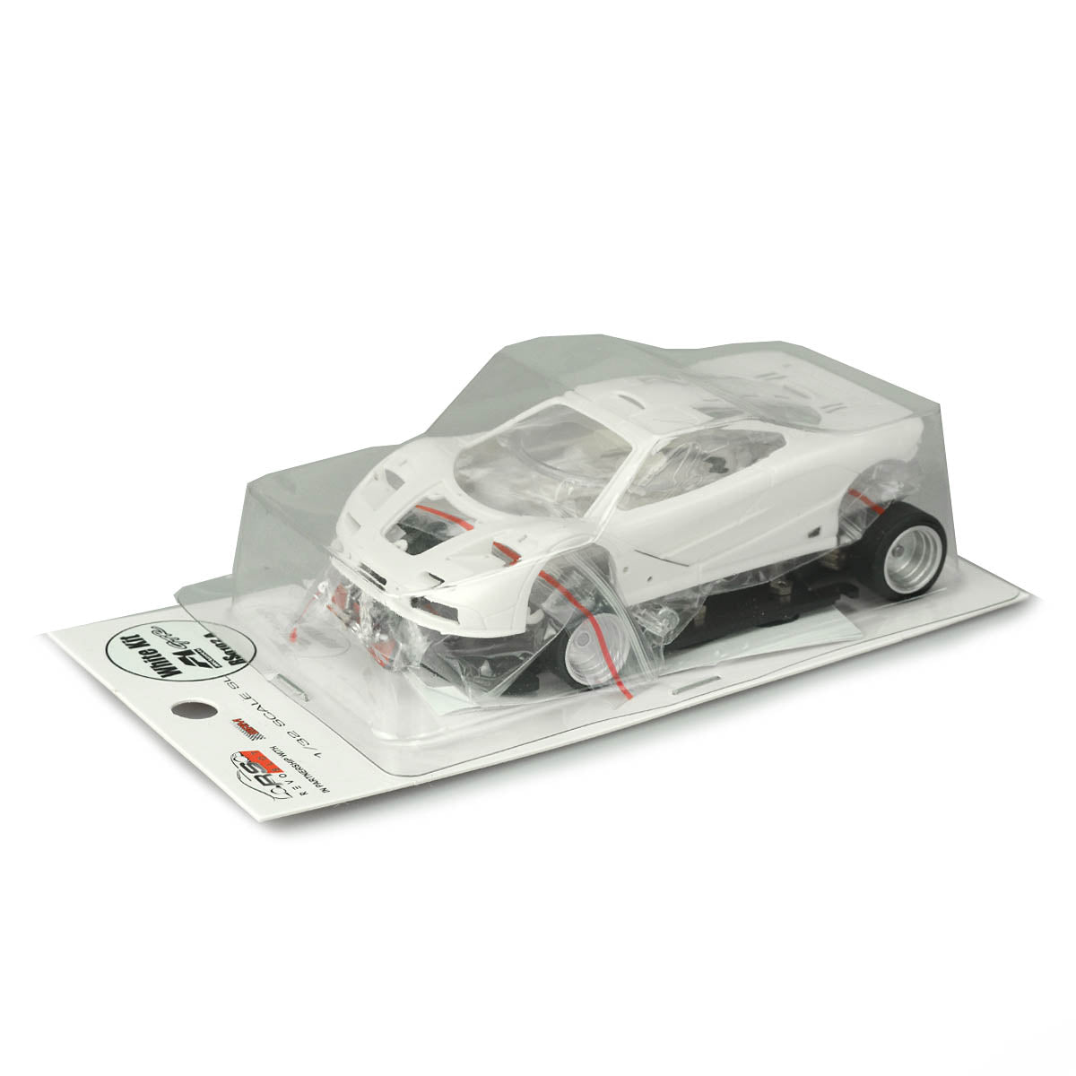 Revoslot RS0102A McLaren F1 GTR White Kit A White Unpainted 1/32 Slot Car