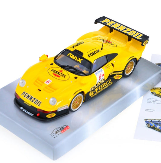 Revoslot RS0104 Porsche 911 GT1 Pennzoil SPA 1999 British GT 1/32 Slot Car