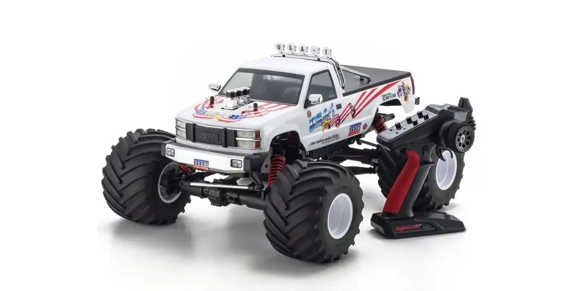 Kyosho 1/8 Scale Brushless Motor Powered 4WD Monster Truck USA-1 VE Readyset