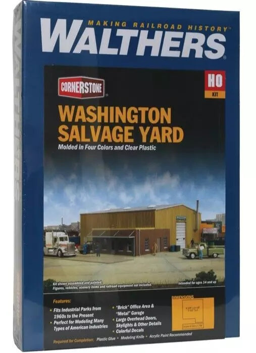 Walthers 933-2928 HO Scale Cornerstone Washington Salvage Yard Kit