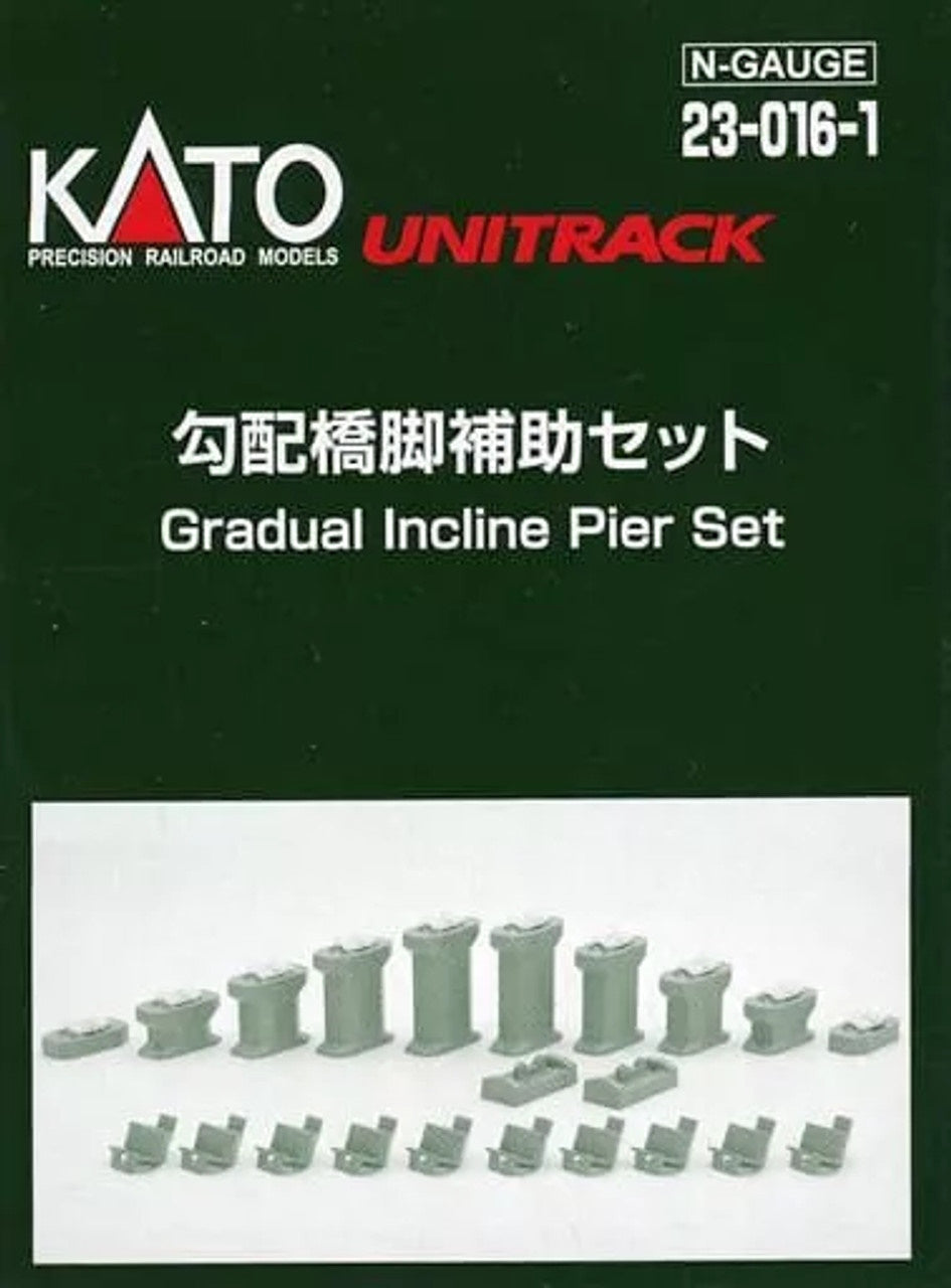 Kato 23-016-1 (N Scale) Unitrack Gradual Incline Pier Set