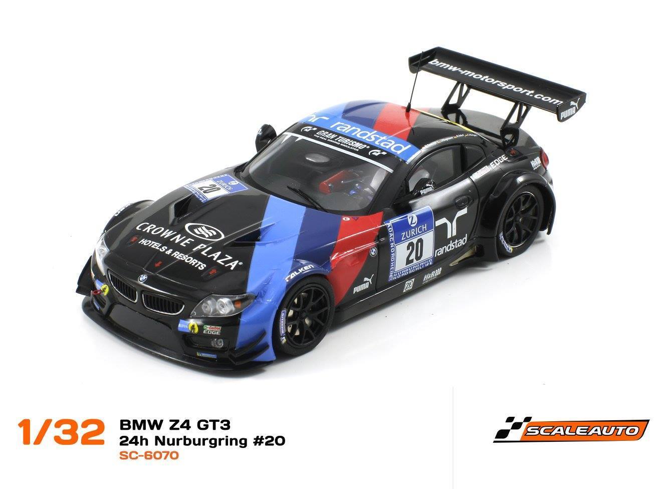 Scaleauto BMW Z4 GT3 24h Nürburgring 2013 1/32 Slot Car R-Series SC-6070R