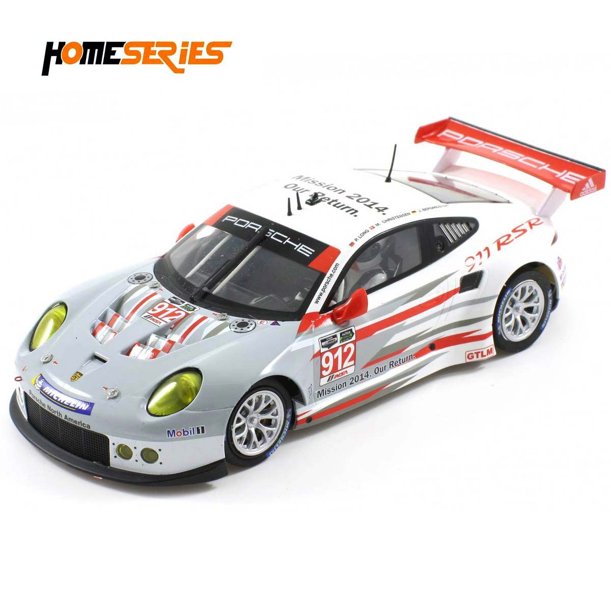 Scaleauto Porsche 911 RSR #912 24h Daytona 1/32 Slot Car SC-6140 Home Series