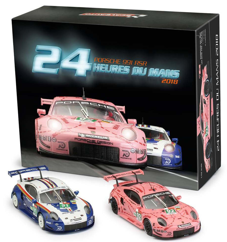 Scaleauto Porsche 911 GT3 RSR Le Mans Winner Twin Pack 1/32 Slot Car SC-6253PACK