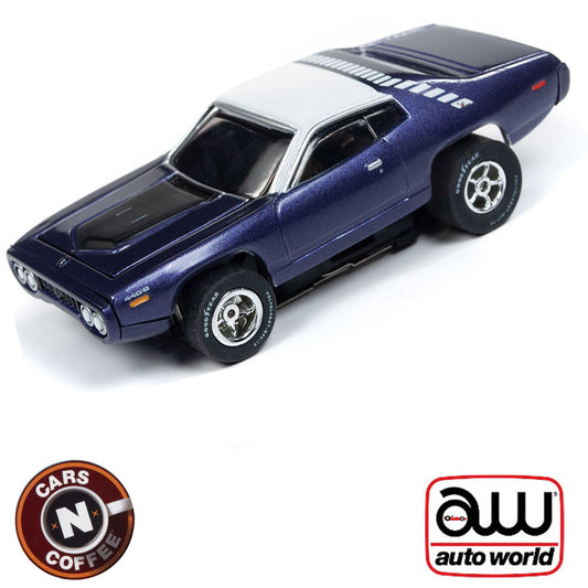 Auto World 1971 Plymouth Road Runner Xtraction R26 HO Slot Car SC341 for AFX