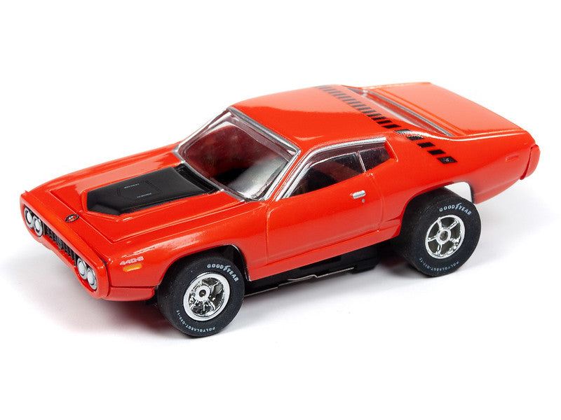 Auto World 1971 Plymouth Road Runner Red R26 HO Slot Car SC341 for AFX