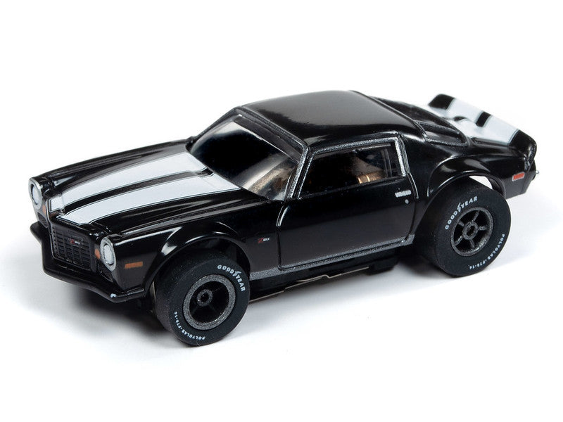 Auto World 1971 Chevy Camaro Z28 Black R26 HO Slot Car SC341 for AFX