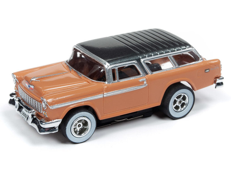 Auto World 1955 Chevy Nomad Tan Xtraction R26 HO Slot Car SC341 for AFX