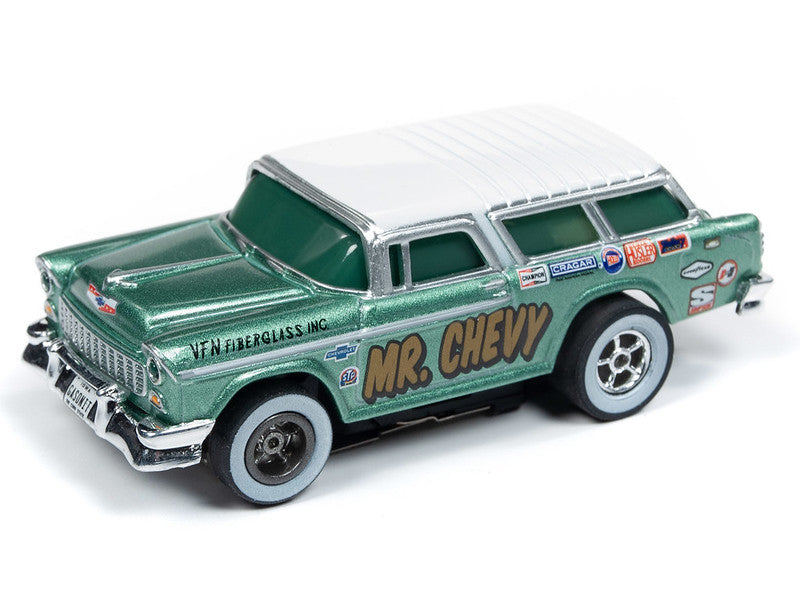 Auto World 1955 Chevy Nomad Mr. Chevy Xtraction R26 HO Slot Car SC341 for AFX