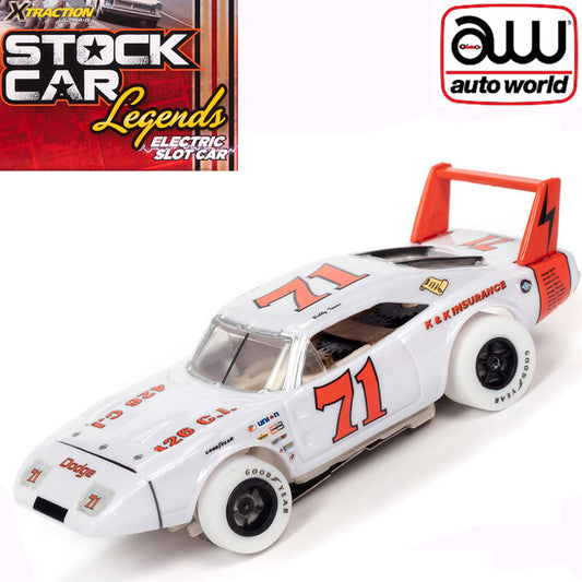 Auto World iWheels 1969 Dodge Daytona Bobby Isaac HO Slot Car SC355