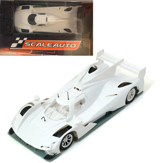 Scaleauto Cadillac V-LMdH Hypercar White Unpainted Kit 1/32 Slot Car SC-6377