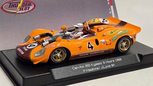 Thunderslot Ferrari 350 Gunston Can-Am Kyalami 9 Hours 1968 Thunder 1/32 Slot Car CA00603