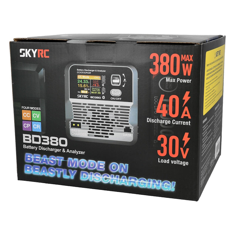 SkyRC BD380 Battery Discharger & Analyzer (40A/380W)