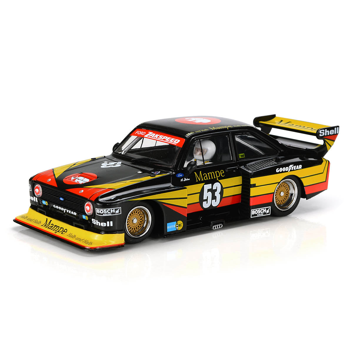 Racer Sideways Ford Escort MKII RS Turbo Mampe Zakspeed 1/32 Slot Car SW76