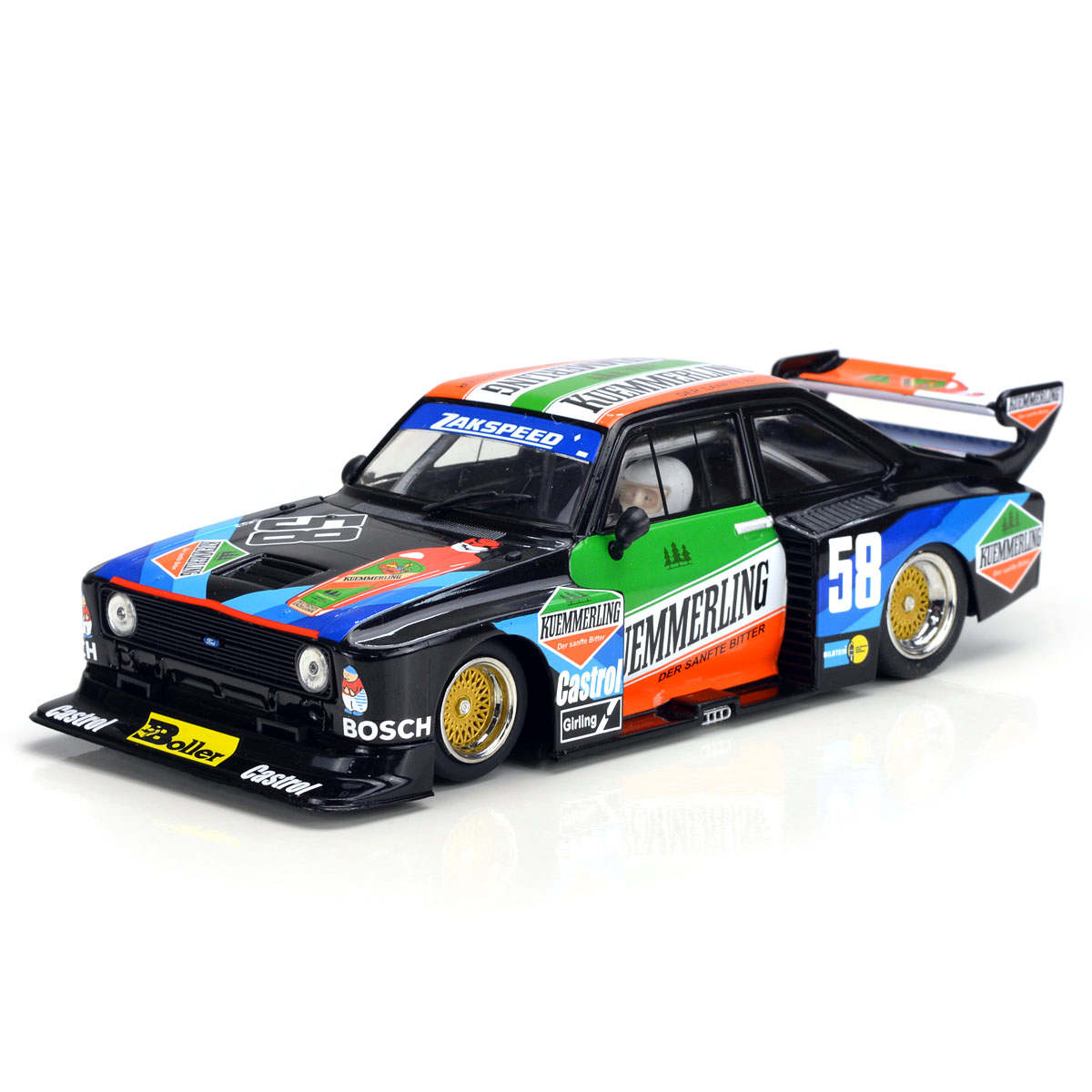 Racer Sideways Ford Escort MKII RS Turbo Zakspeed Kuemmerling 1/32 Slot Car SW77