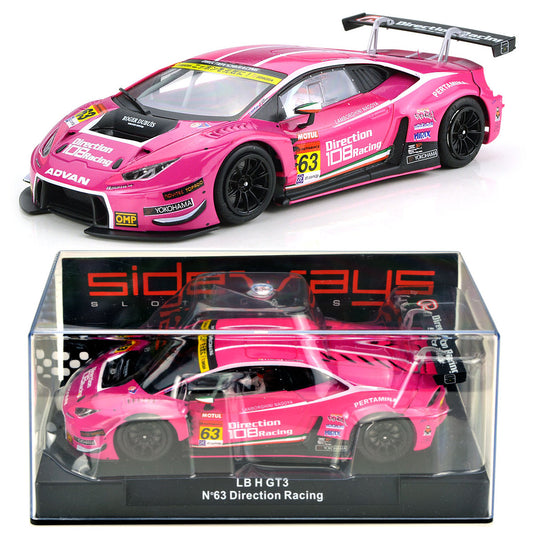 Racer Sideways Lamborghini Huracan GT3 Direction Racing 1/32 Slot Car SWCAR01L