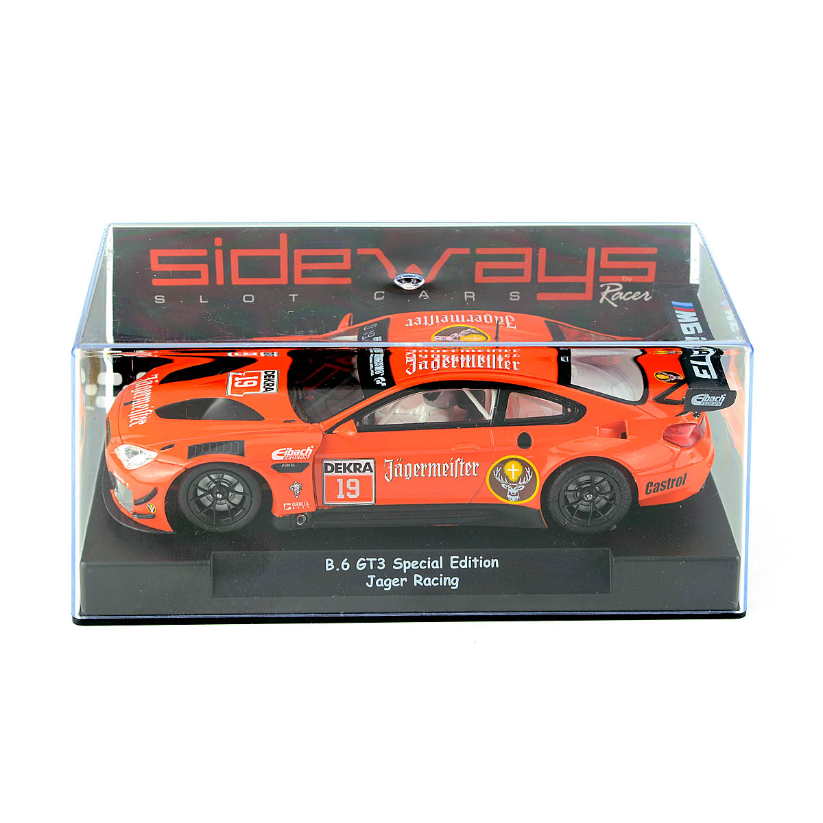 Racer Sideways BMW M6 GT3 Jagermeister 1/32 Slot Car CAR03B SWCAR03B