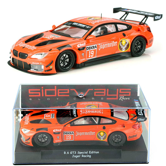 Racer Sideways BMW M6 GT3 Jagermeister 1/32 Slot Car CAR03B SWCAR03B