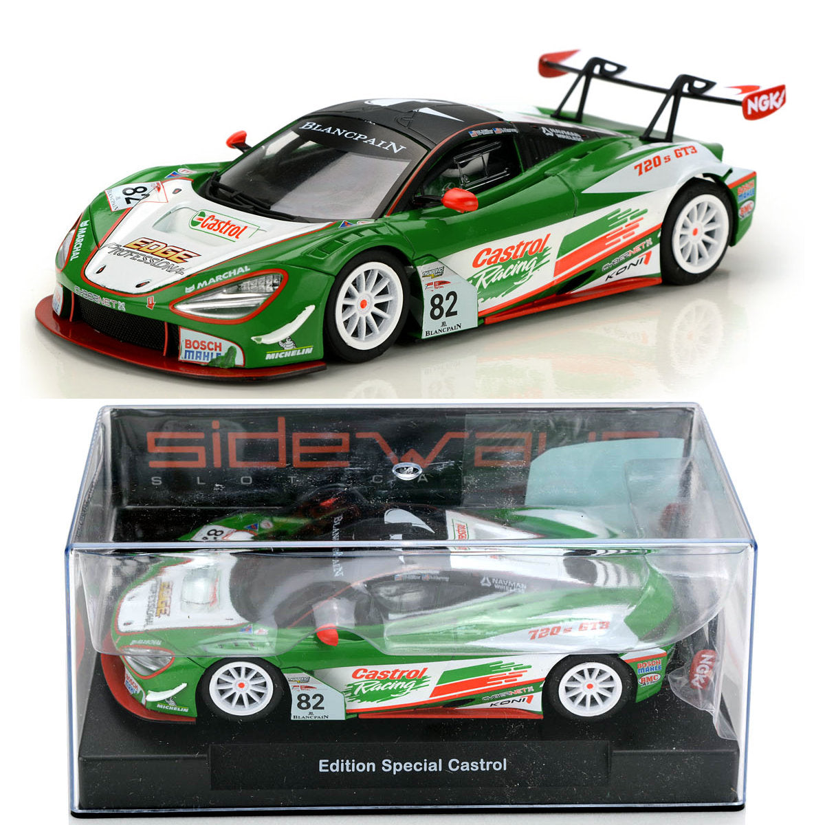 Racer Sideways McLaren 720S GT3 Castrol 1/32 Slot Car CAR04A SWCAR04A