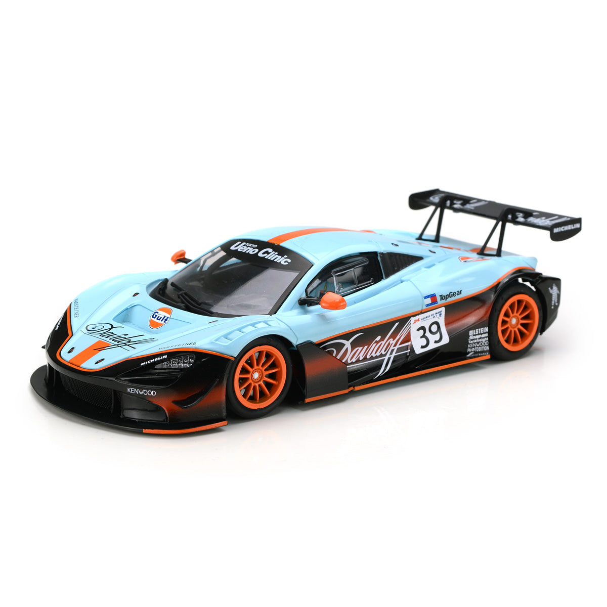 Racer Sideways McLaren 720S GT3 Gulf Davidoff 1/32 Slot Car CAR04B SWCAR04B