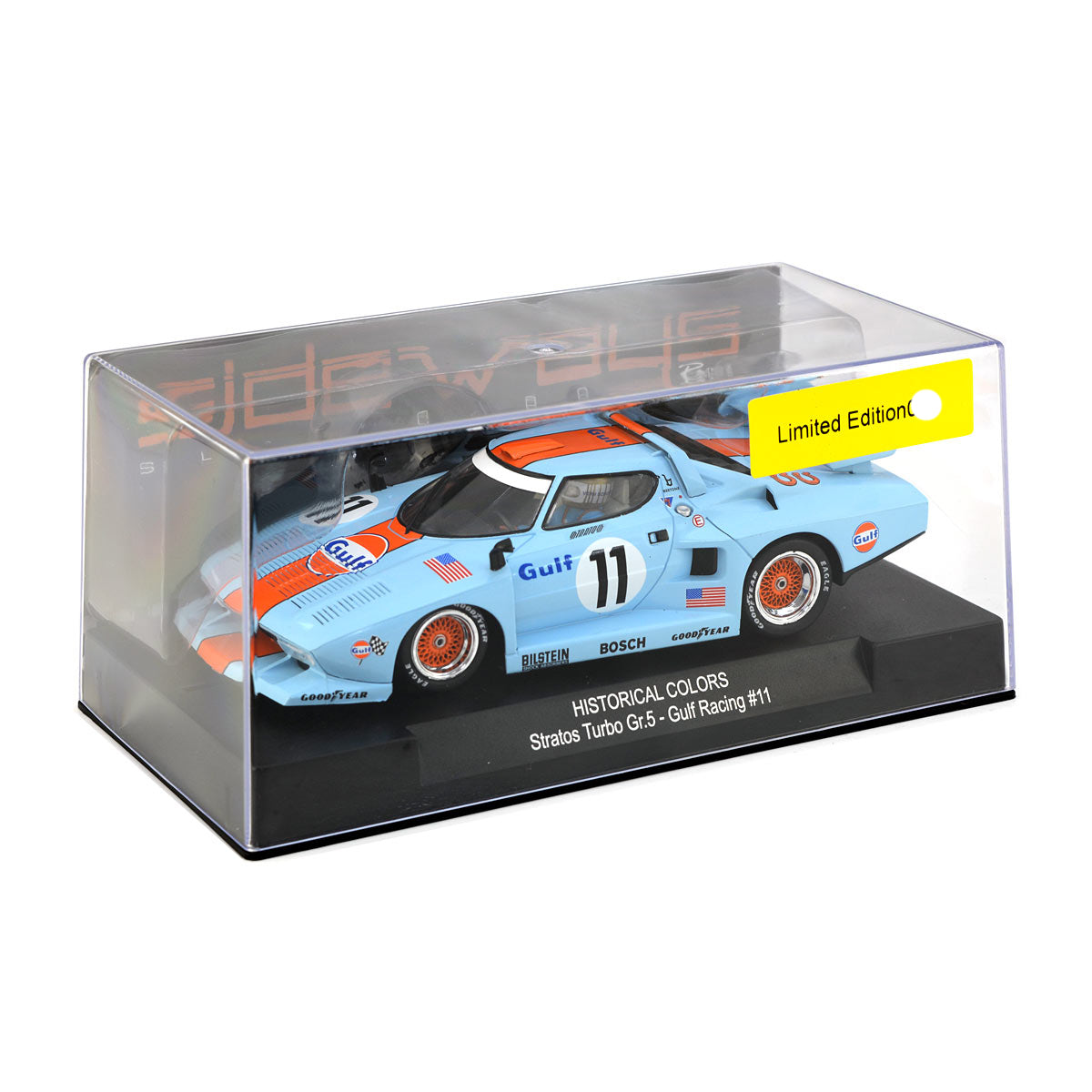 Racer Sideways Lancia Stratos Turbo GR5 Gulf Limited Edition 1/32 Slot Car