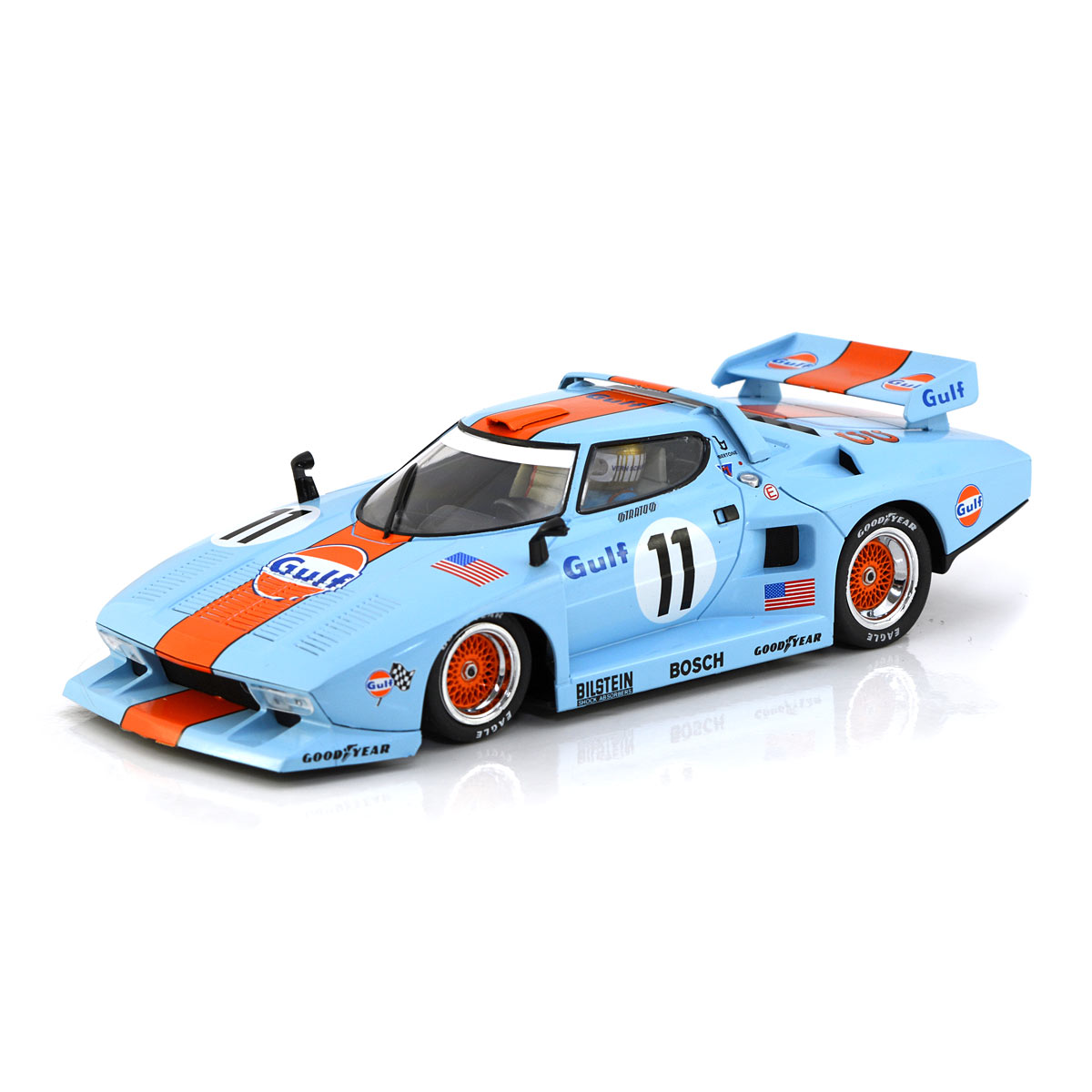 Racer Sideways Lancia Stratos Turbo GR5 Gulf Limited Edition 1/32 Slot Car