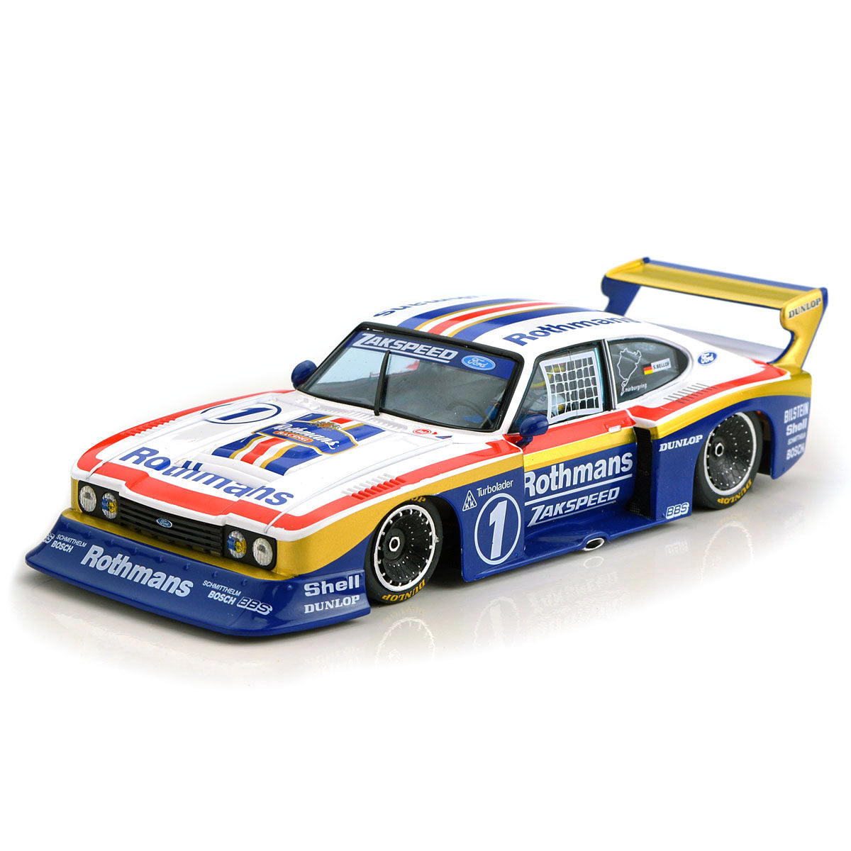 Racer Sideways Ford Capri Zakspeed Gr5 Rothmans 1/32 Slot Car SWHC10