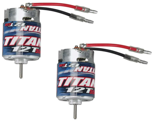 Traxxas 3785 Titan 550 12 Turn 12T Motor Bandit / Rustler / Bandit / Rustler Motor (2)