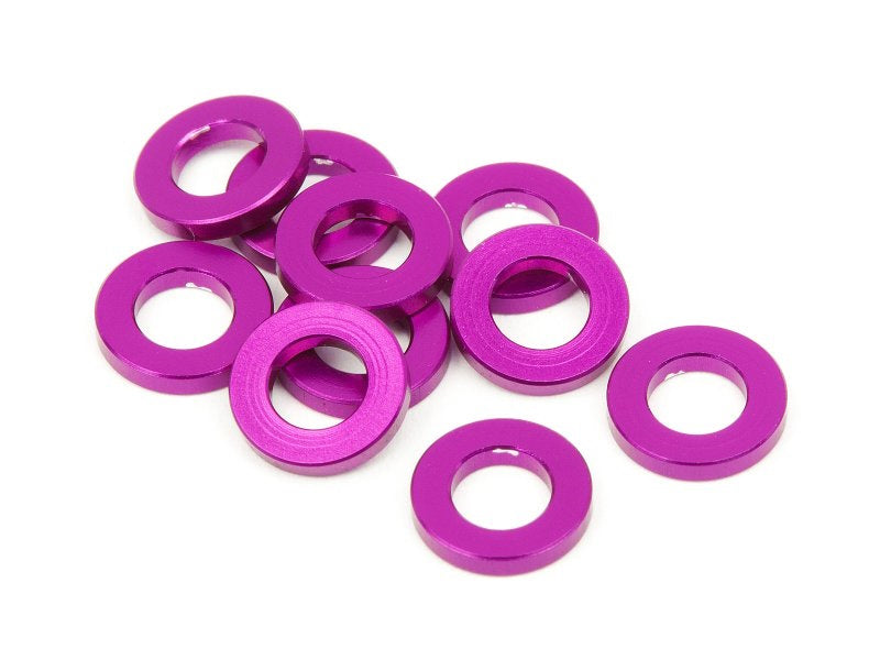 HPI Z815 Aluminum Washer3x6x1.0mm (PURPLE/10pcs) Pro4 - PowerHobby