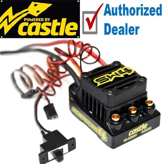 Castle Creations SW4 Sensorless WP ESC + 1406 4600KV Sensor Motor COMBO - PowerHobby