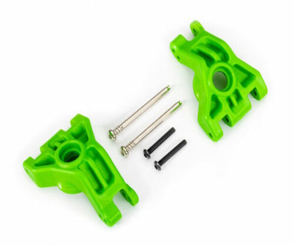 Traxxas 9050G Green Heavy Duty L/R Rear Sub Axle Carriers 4x4 Hoss/Rustler/Slash - PowerHobby