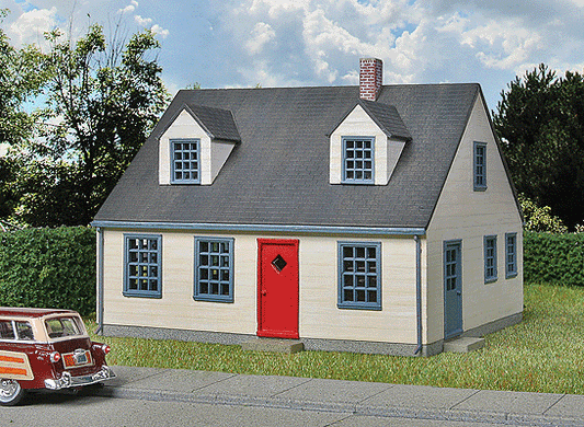 Walthers Cornerstone 933-3776 HO Cape Cod House Structuer Kit - PowerHobby