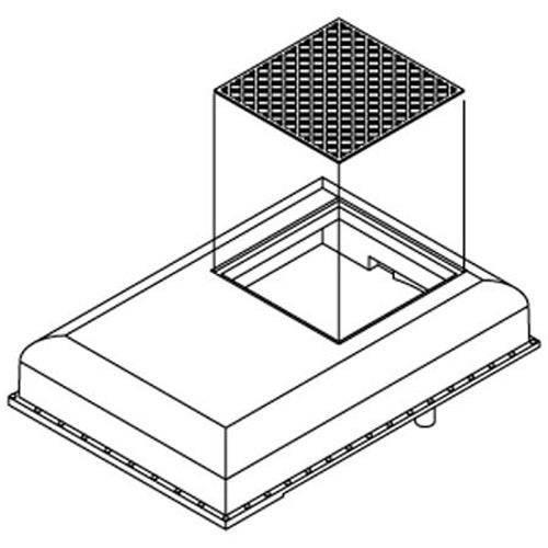 Athearn ATHG62333 HO Scale Winterization Hatch w/36" Fans Sq Grill GP-7/9 - PowerHobby