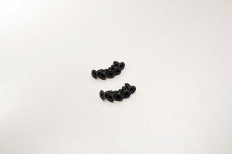 Kyosho 1-S33010TP TP Flat Head Screw (M3x10/10pieces) - PowerHobby